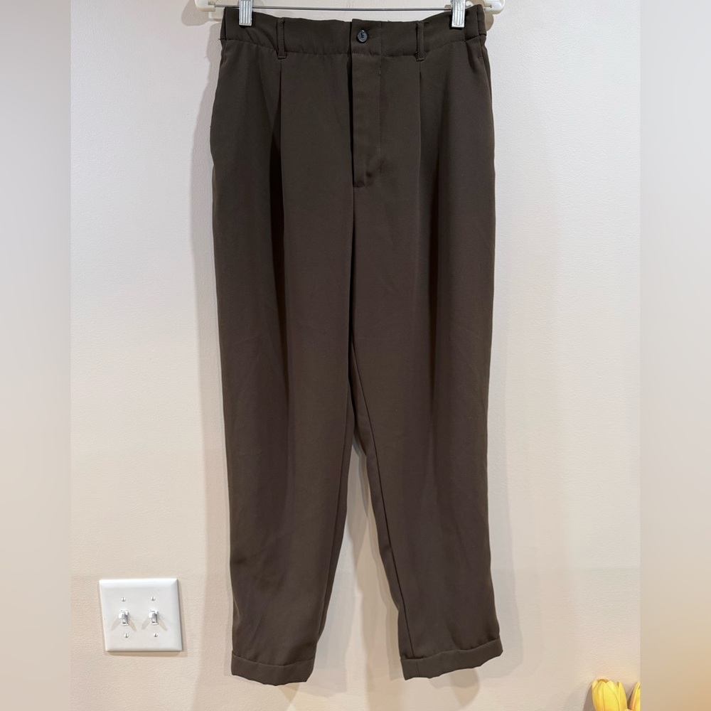 🔥Zara Women’s Brown Dress Pants Size M EUC🔥